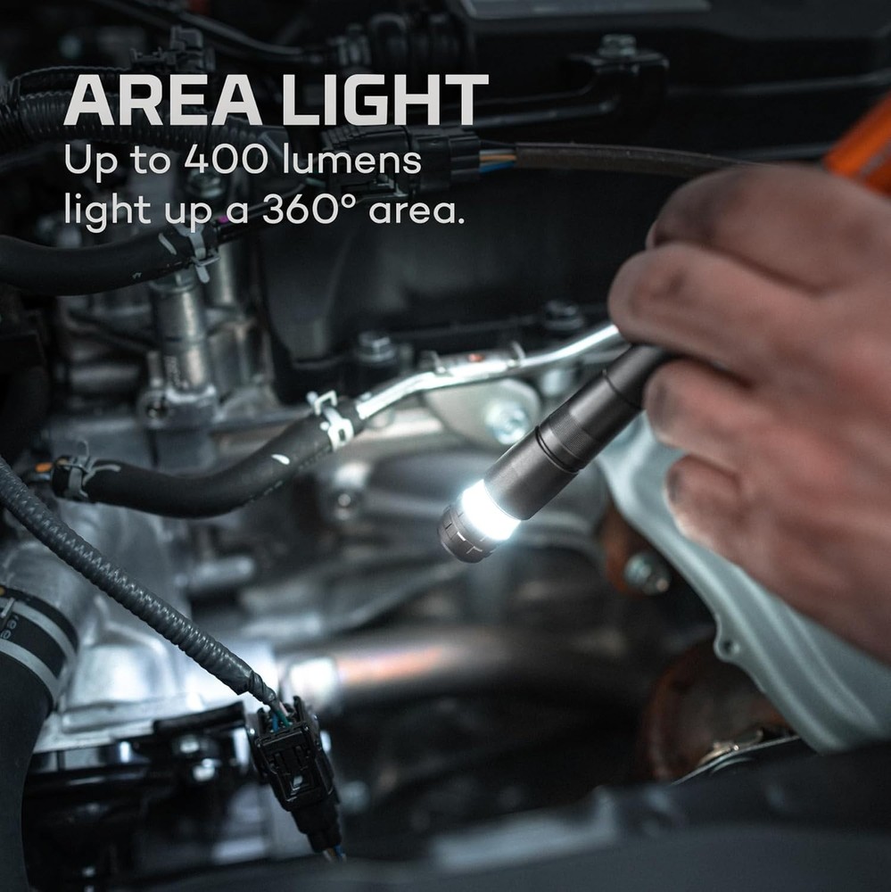 Versatile Inspector Flashlight: 500 Lumens, USB Rechargeable, Waterproof