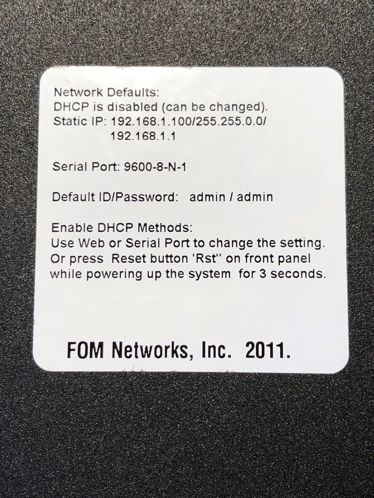 Synaccess FOM Power Distribution Unit, netBooter NP-02 Compact