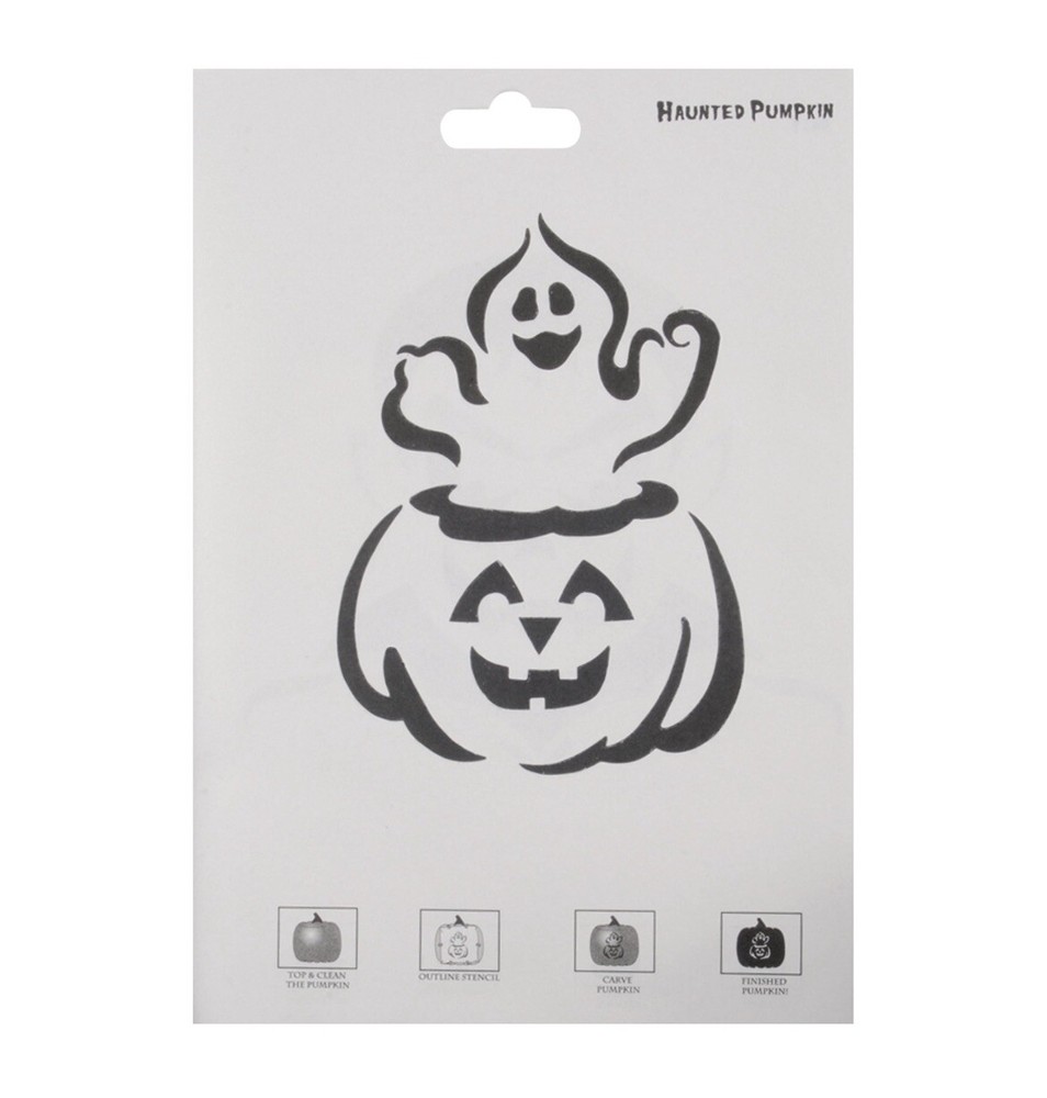 Pumpkin Carving Set With Stencil | Halloween