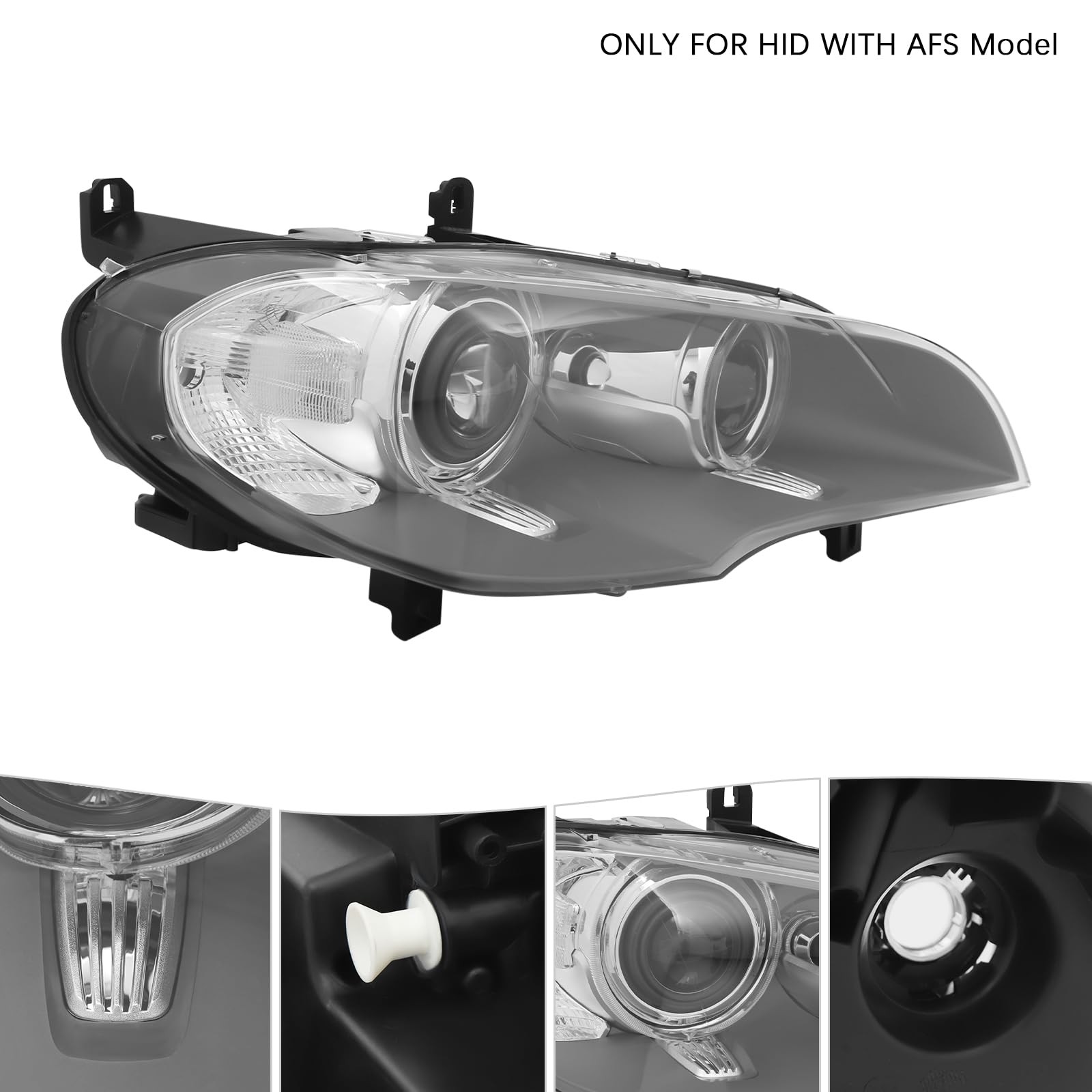 For 2011 2012 2013 BMW X5 Headlight Assembly Right Passenger Side