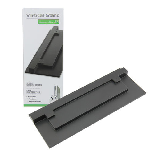 Vertical Black Stand holder For Microsoft Xbox One S Slim Game Console system