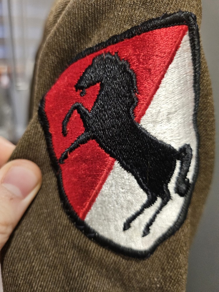 Korean War Wool Field Jacket Ike Eisenhower Army 11th ACR Patch