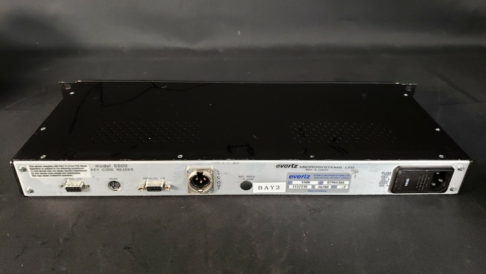 Evertz Key Code Reader Model 5500 - TESTED