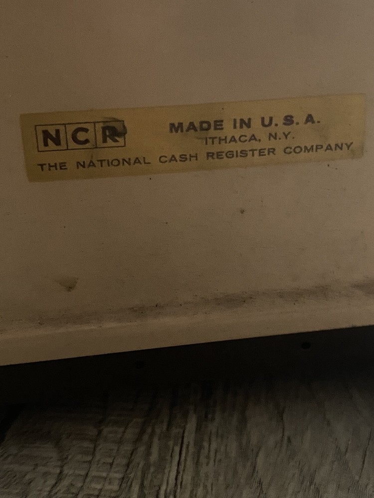 Vintage ncr adding machine 154-2-77x
