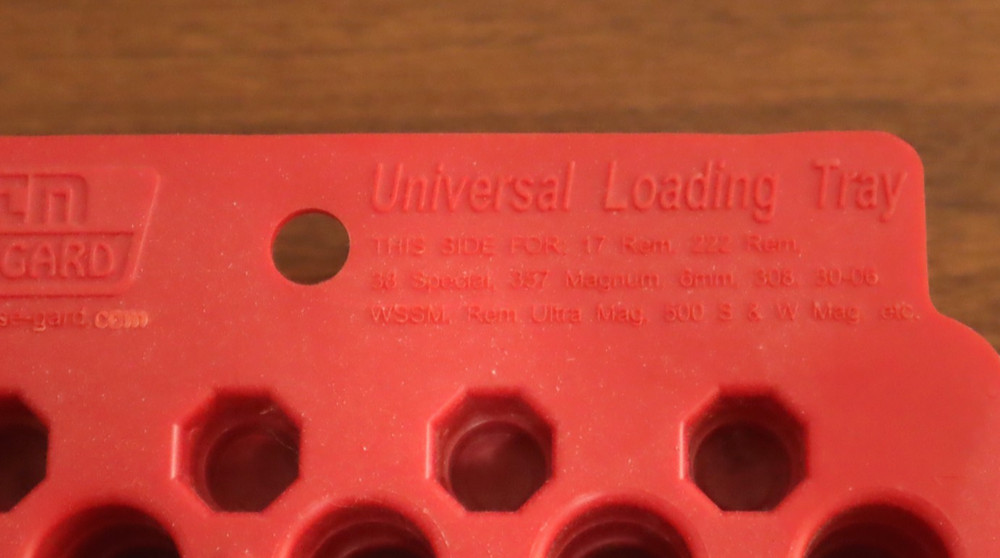 MTM Universal Ammo Loading Tray Red 9mm / .45 ACP