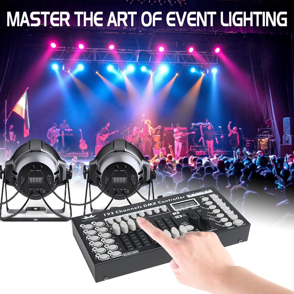 DMX Controller DMX Console,192CH Dmx512 Console Controller Panel Use for Edit...