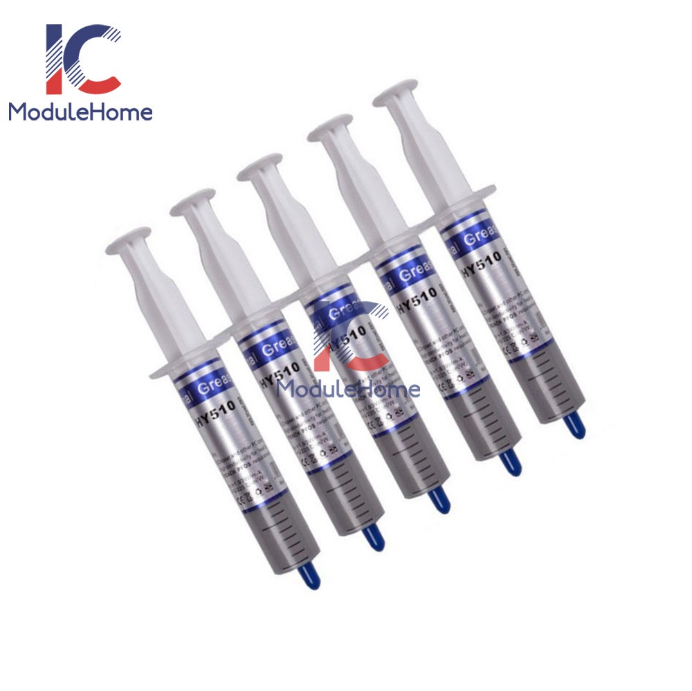 10PCS HY510 30g Grey Thermal Conductive Grease Paste For CPU GPU Chipset Cooling