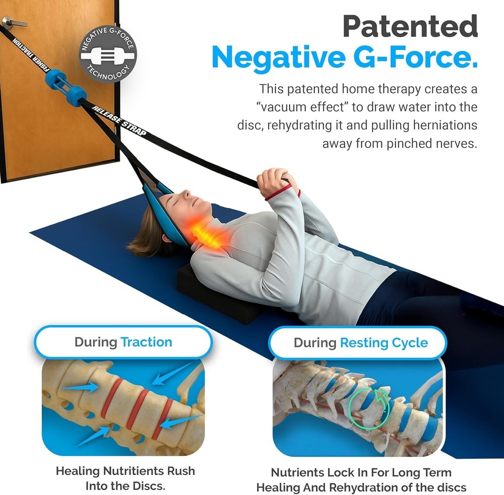 Spinal Decompression & Traction Devices — Neck & Lower Back Relief System