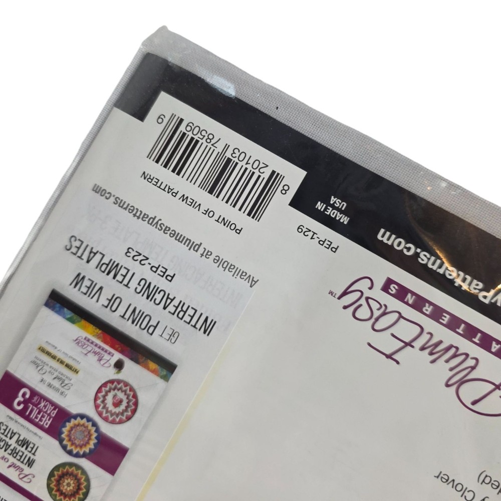 Point Of View Folded Star Wreath Pattern Interfacing Template PEP-129