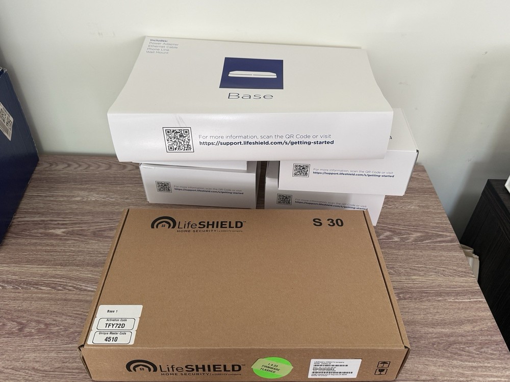 Life Shield ADT Security System Opened Box 2019