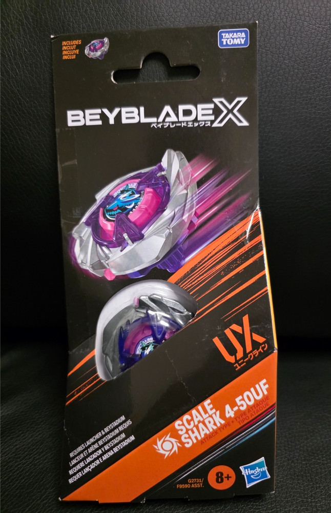 Beyblade X Scale Shark 4-50UF Attack Type Top Hasbro – In Stock - Immediate Ship