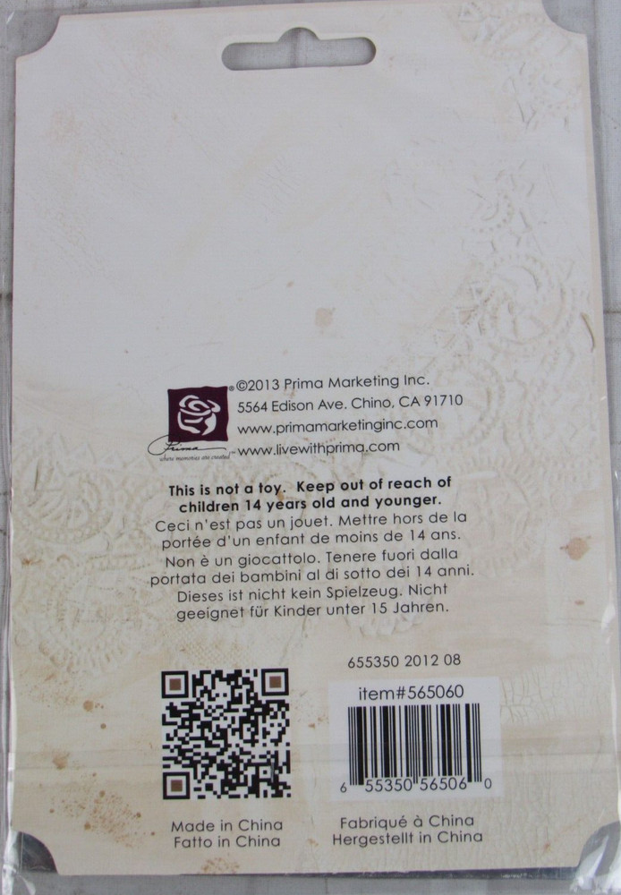 Prima Clear Crystal Sheet 565060
