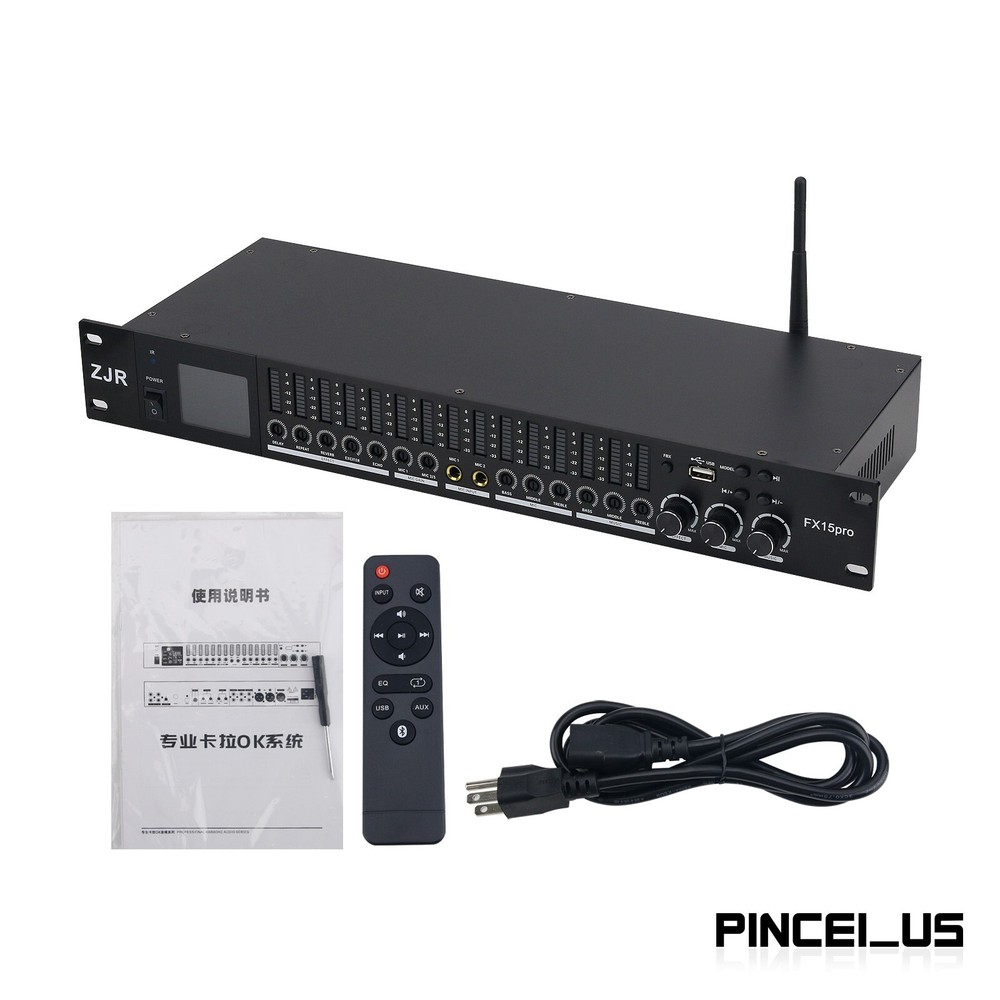 GAX-LD1500 Digital Effects Equalizer Stage Sound Effects Audio Processor pe66