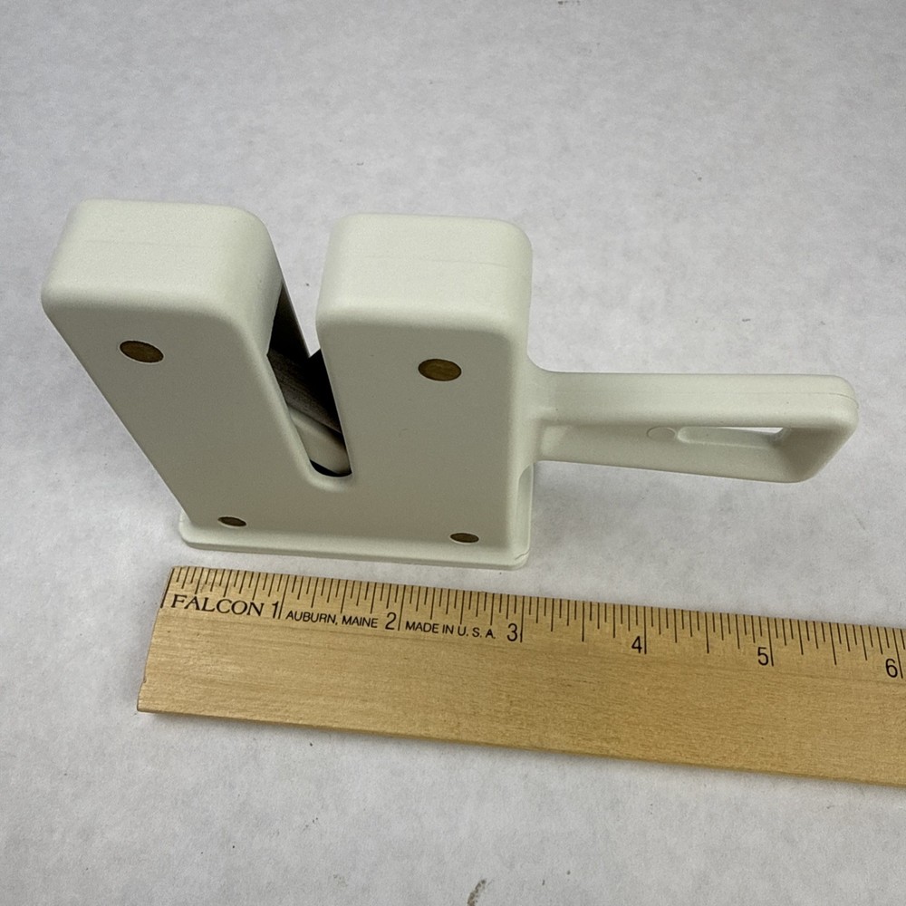 The Sharpery Chantry Pull Thru Knife Sharpener Handheld White With Instructions