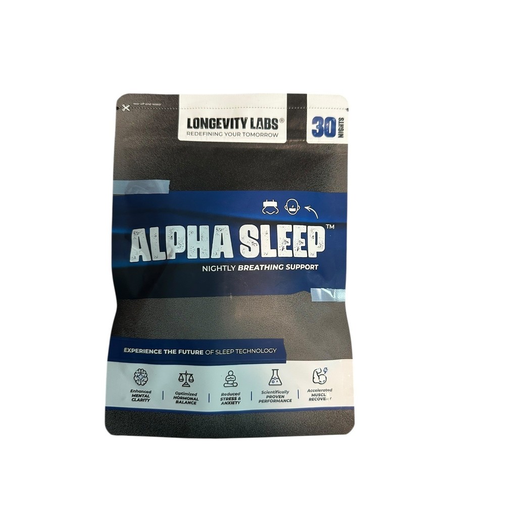 Longevity Labs Alpha Sleep Nightly Breathing Support 30 Nights