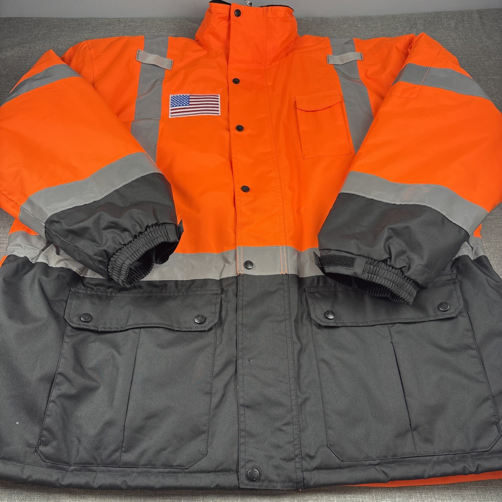 Ergodyne Work Gear Hi Viz Orange Winter 3/4 Length Jacket Size 4xL