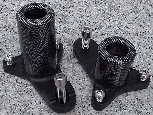 2011-2024 Suzuki GSXR 600 750 GSXR600 GSXR750 CARBON NO-CUT FRAME SLIDERS