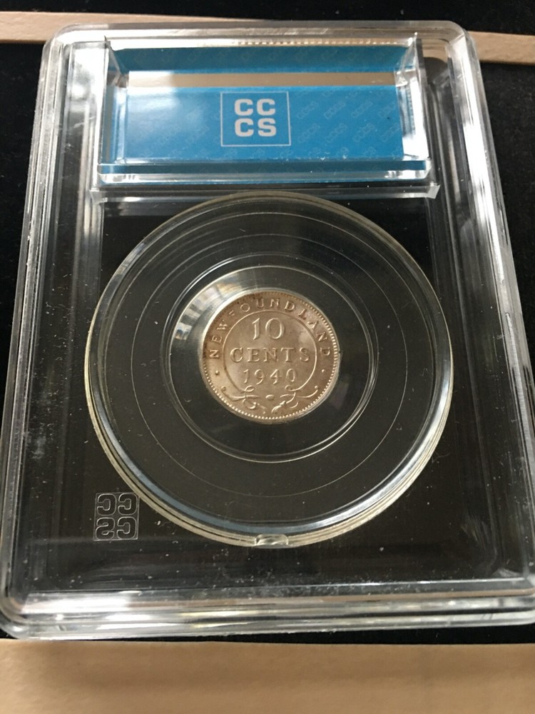 1940 CCCS Graded Newfoundland ¢10 Cent **MS-63** #1811