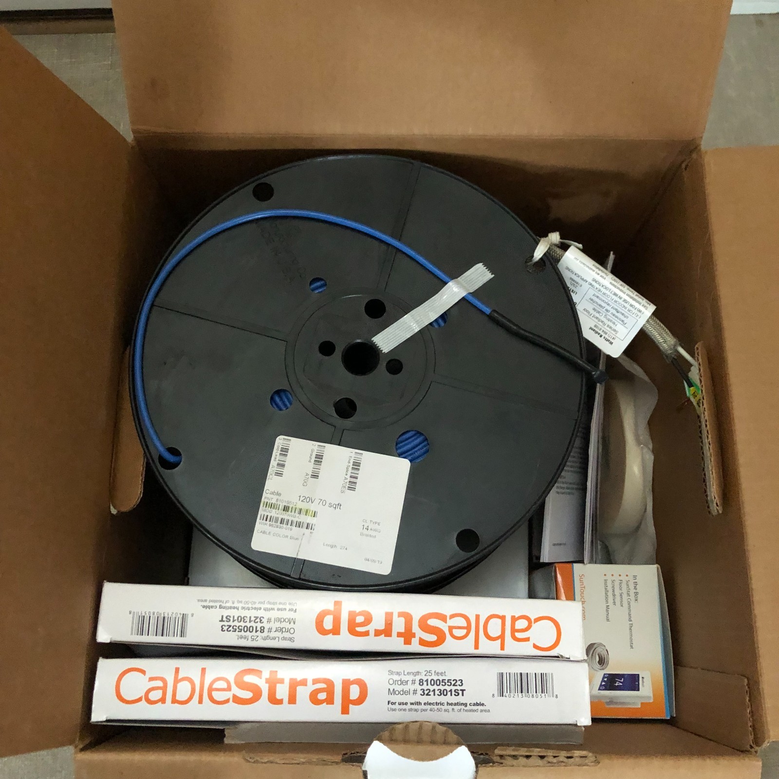 NEW SunTouch 120150WD-BKIT Electric Radiant Floor Heating System 150 sq. ft.