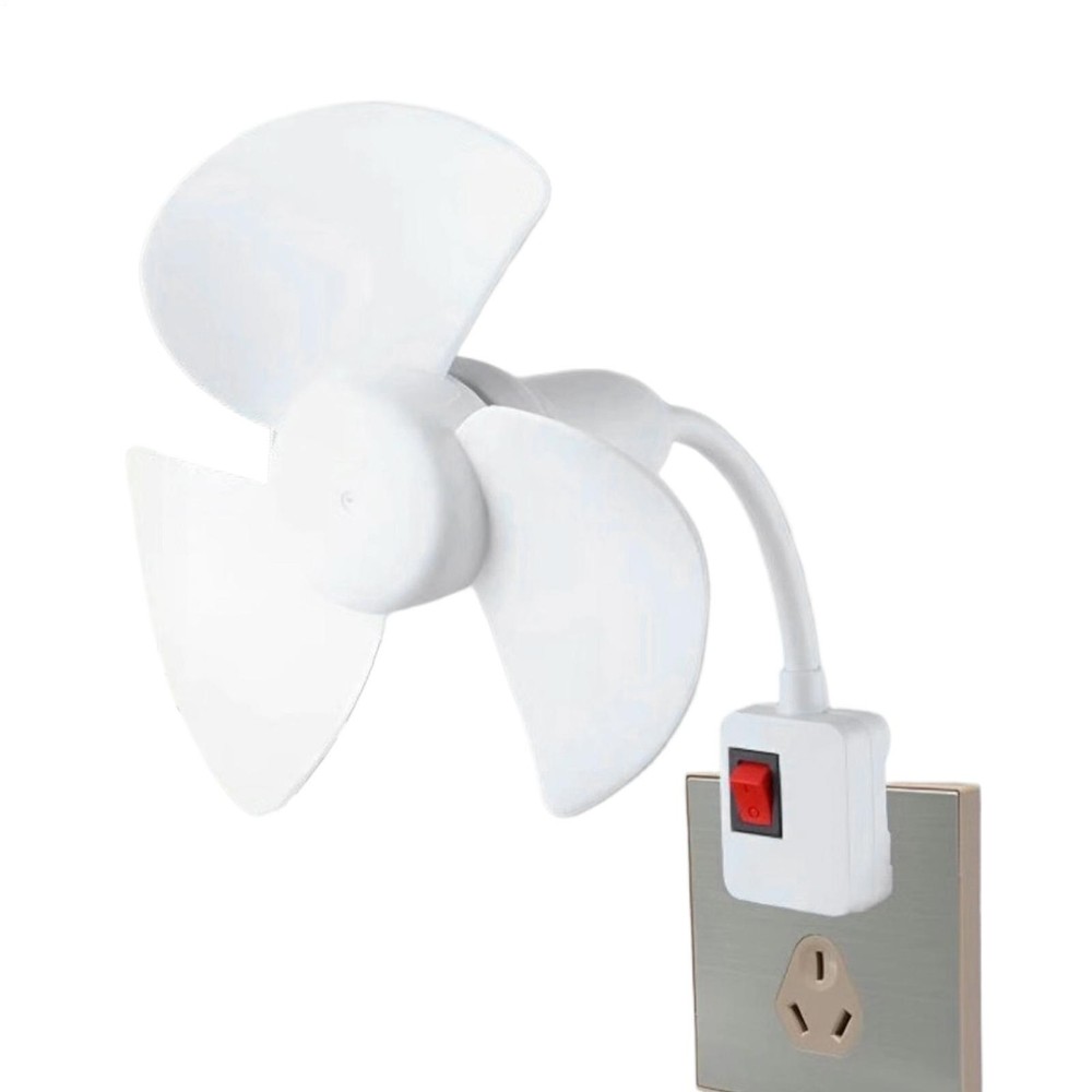 Socket Fan Kit with Plug Adapter – Mini Quiet Electric Fan