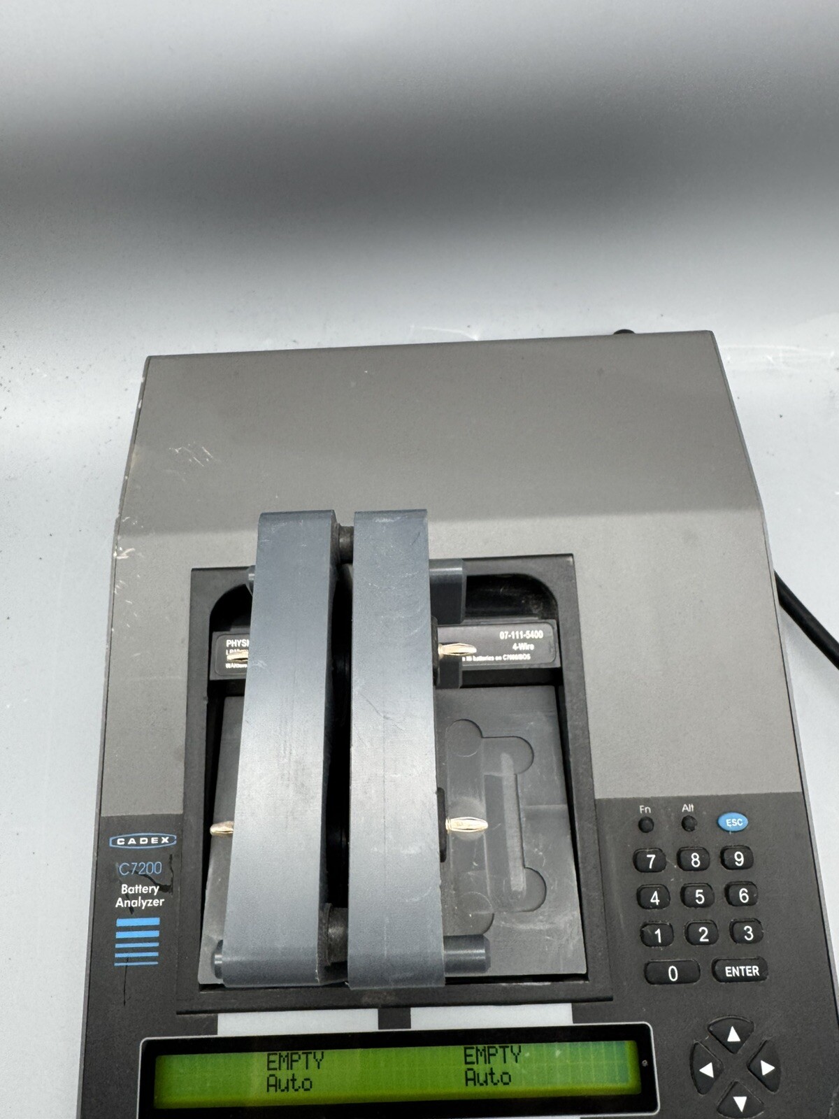 Cadex Electronics C7200 Battery Analyzer Charger W/ Physio LP15 Adapter