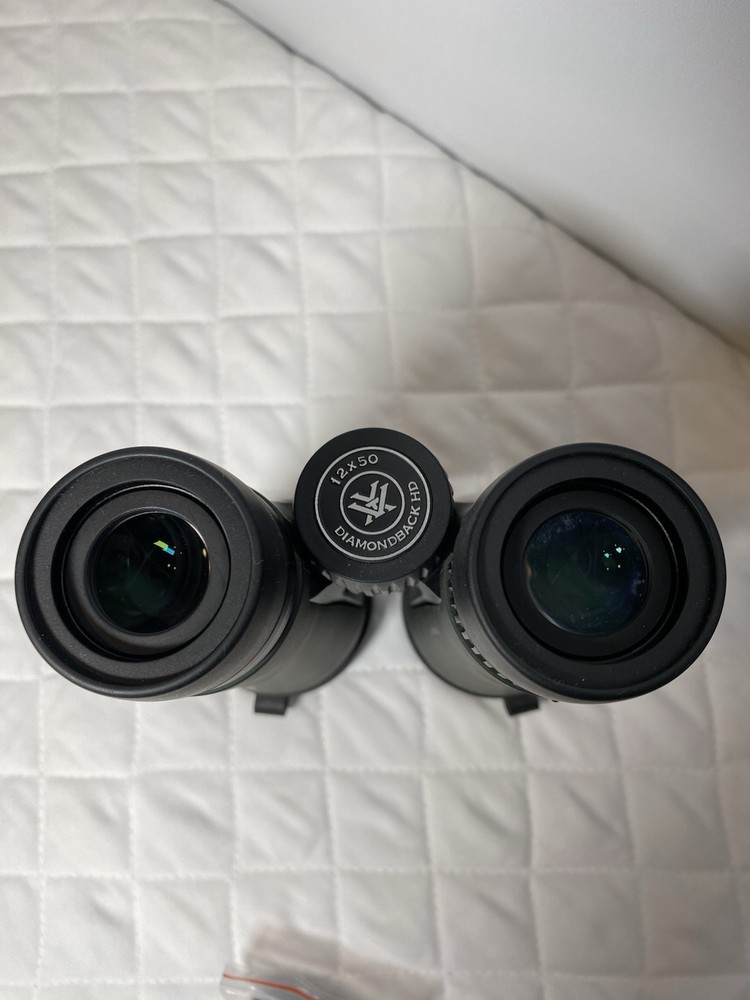 Diamond Back HD Vortex 12x50 Binoculars With Case. Excellent Condition