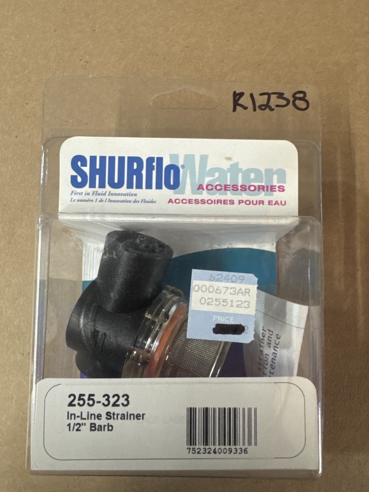SHURFLO INLINE STRAINER 255-323