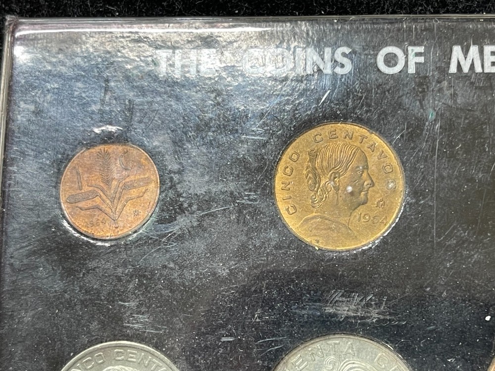 1964 Mexico 6 Coins Mint Set