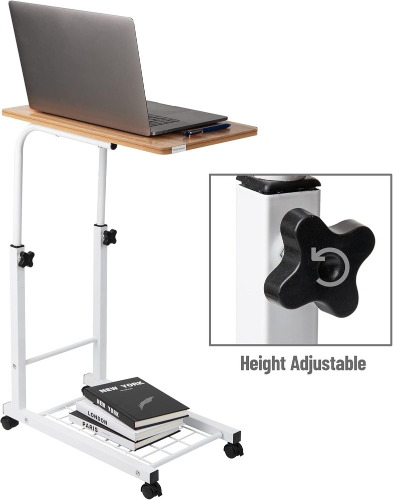 Standing Desk Laptop Stand Height Adjustable Computer Table Work Table MDF 19" L