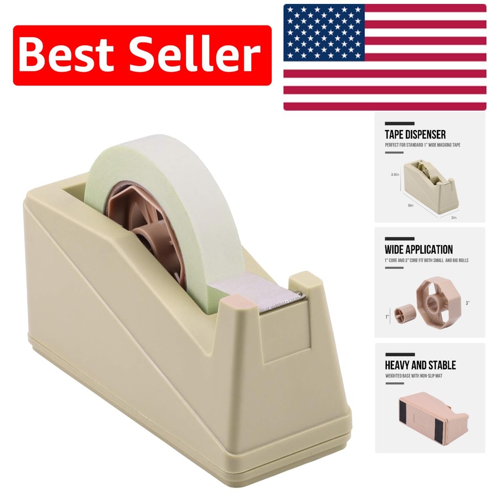 Practical 3" Core Tape Dispenser - Perfect for School, Office, or Crafting