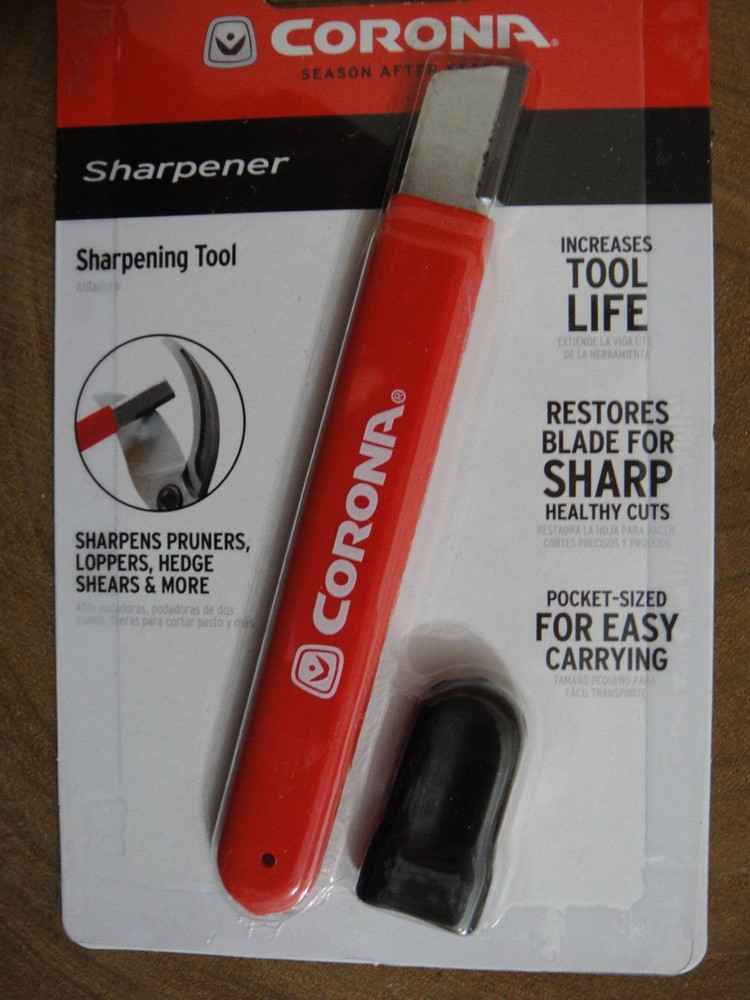 Corona AC 8300 Garden Tool Blade Sharpener 1-Pack Red