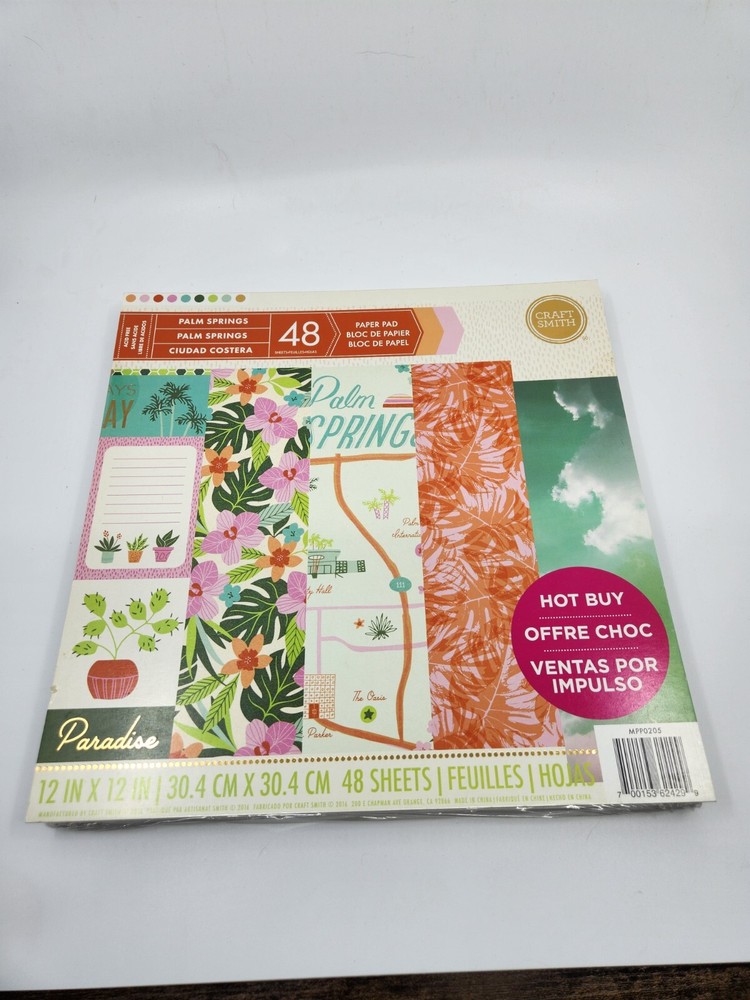 Craft Smith Paradise 48 Sheets DCWV The Everyday Stack 60 Sheets New Sealed