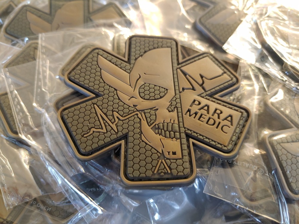 SCULL PARA MEDIC 3D PVC PATCH