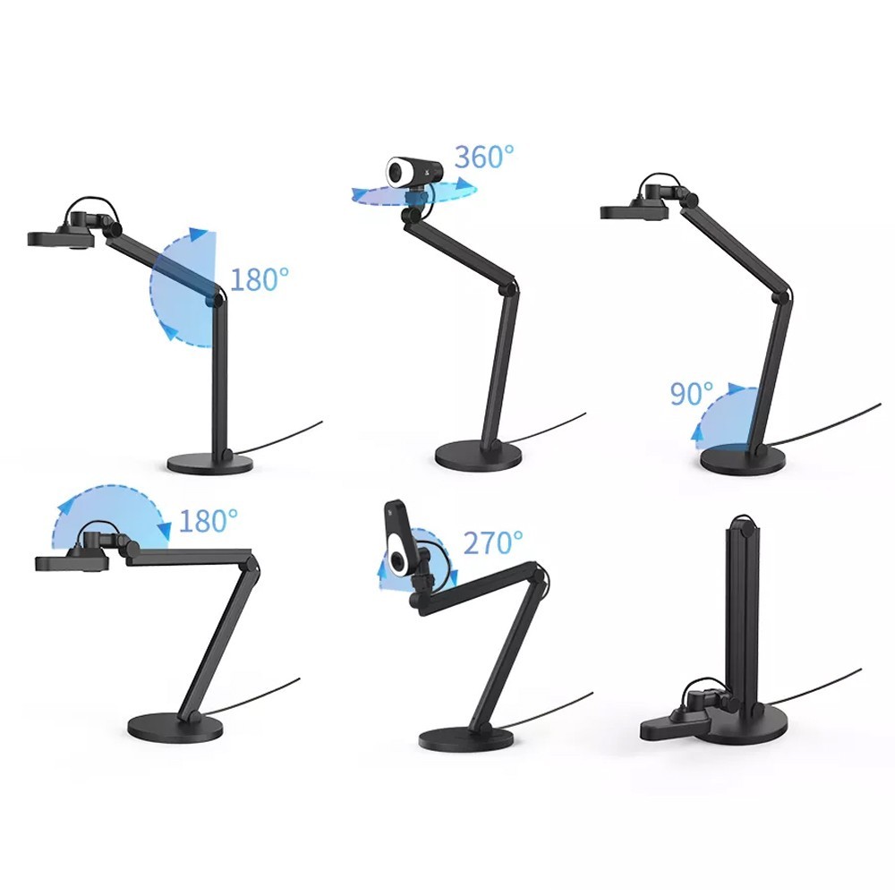 Joyusing V600 4K Document Camera Webcam w/ FPD Auto Focus, Online Presenter