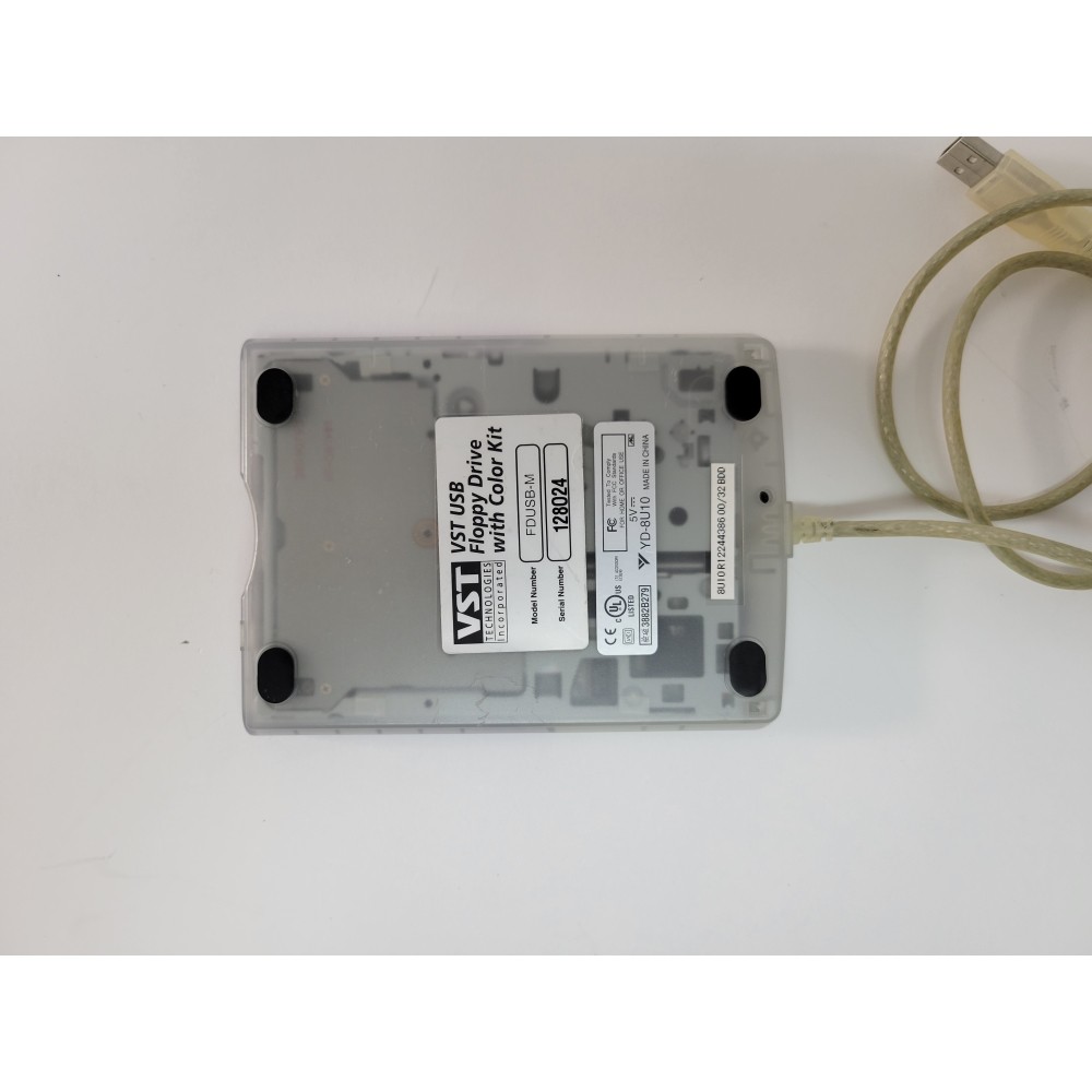 VST Technologies USB Floppy Drive FDUSB-M Grape - Tested