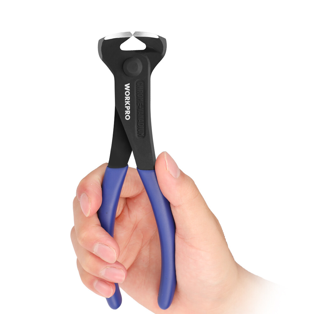 WORKPRO 7" Nail Puller End Cutting Plier High Leverage End Cutting Nipper Pliers
