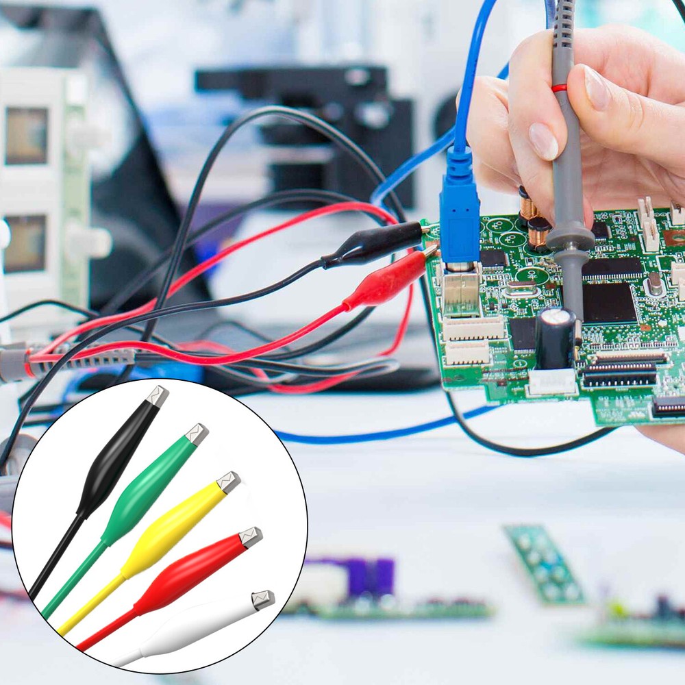 Multifunction Digital Universal Test Lead Probe Cable Set For Multimeter 10-80PC