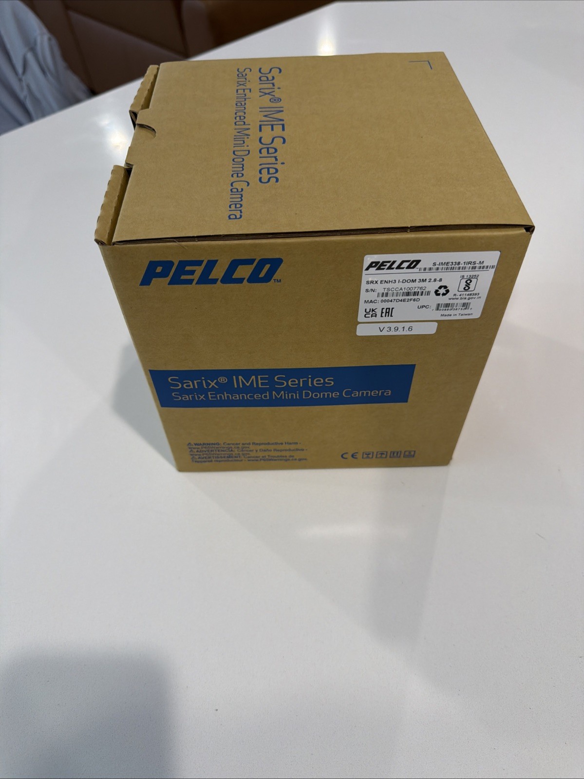 New PELCO S-IME338-1 IRS-M CAMERA