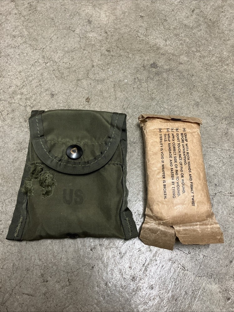 USGI FIRST AID BANDAGE WITH POUCH