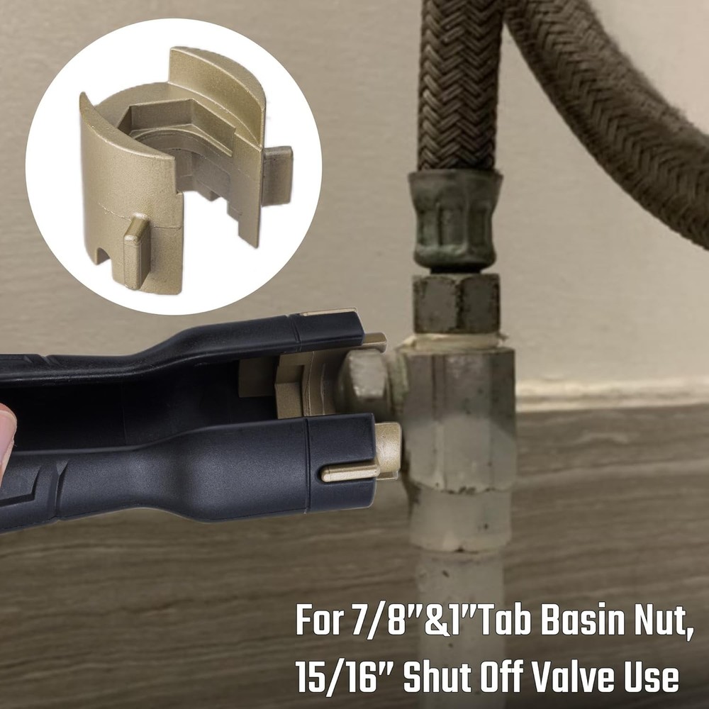 Professional 8-in-1 Plumbing Tool - Screwdriver Functionality for Versatility