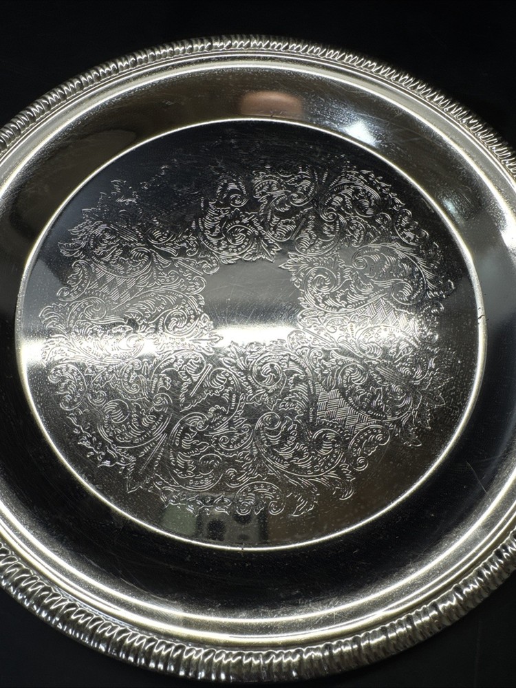 Tea Set Davco Silver Tea Pot/Creamer/ Sugar Bowl/Tray #1