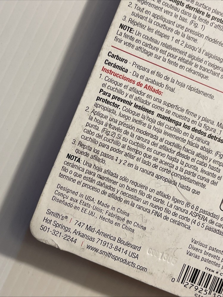 SMITH KNIFE SHARPENER 2 STEP NEW!!!