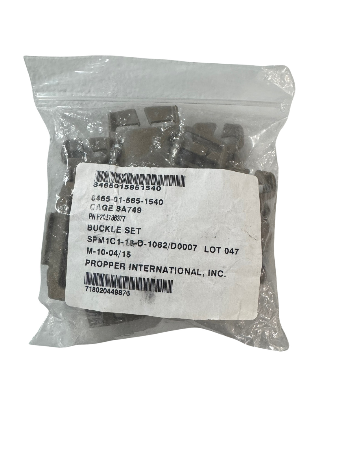 USGI ITW Nexus Replacement Buckle Set Tan "NEW"