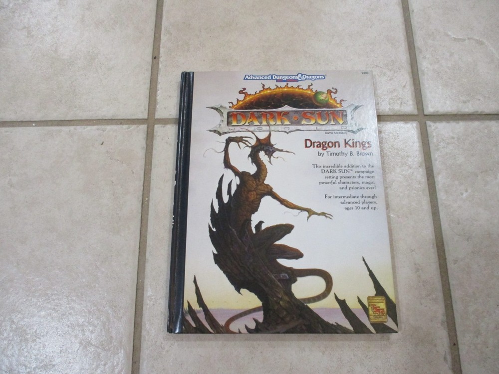 AD&D D&D Dark Sun Dragon Kings