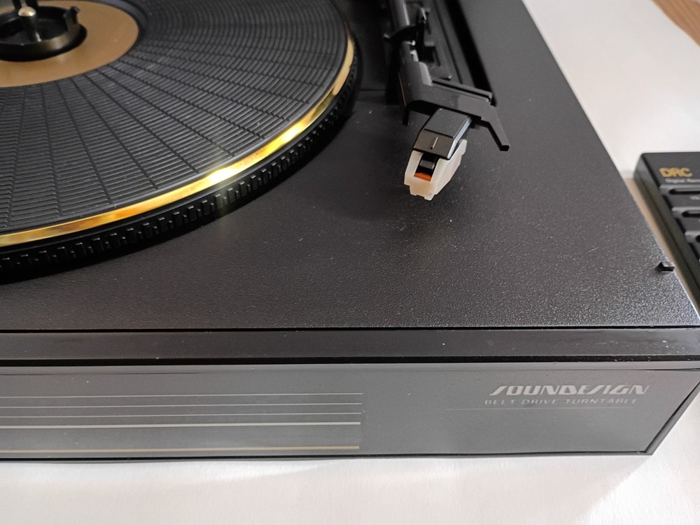 Soundsign Music Record Player 0976C Turntable Auto Return Untested