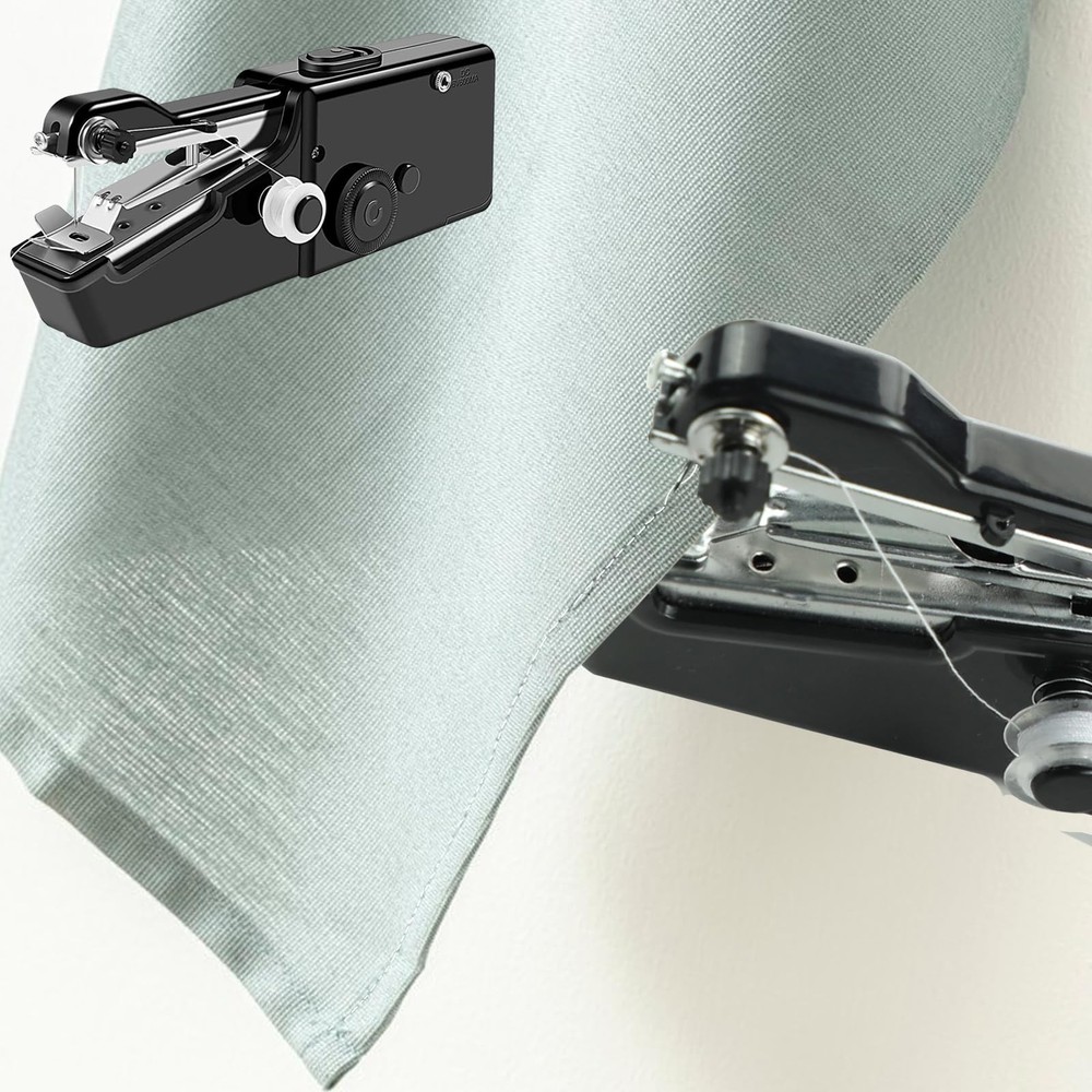 Mini Handheld Sewing Machine for Beginners, Adults Quick Stitching, Electric ...