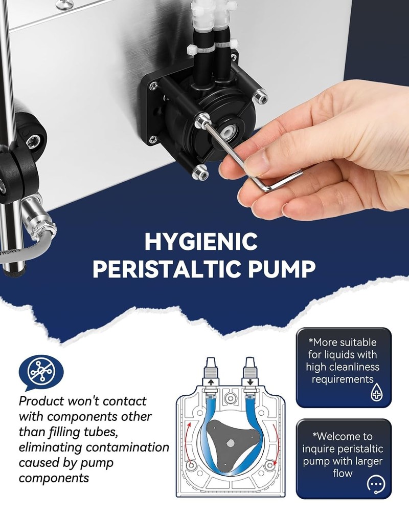 Liquid Filling Machine Automatic Bottle Filler Pump System