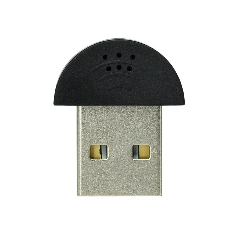 USB 2.0 Mini Microphone, for Videoconferencing, MSN, Voice Search, Playing Games