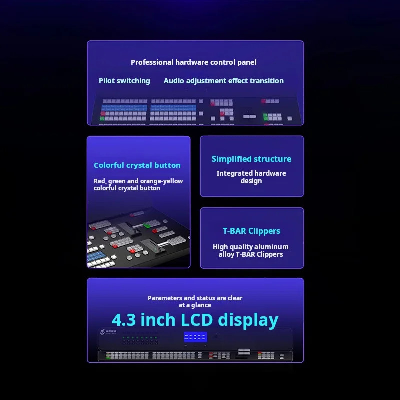 TYST TS-18 Broadcast Director Switcher Panel Station for BMD ATEM 1 M/E -4 M/E