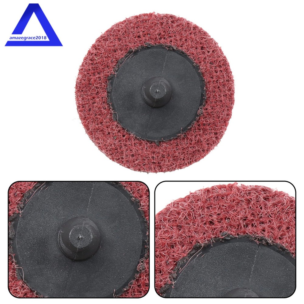 Surface Conditioning Quick Change Discs, 2" Red (Medium) Prep Pad - 25 Pack